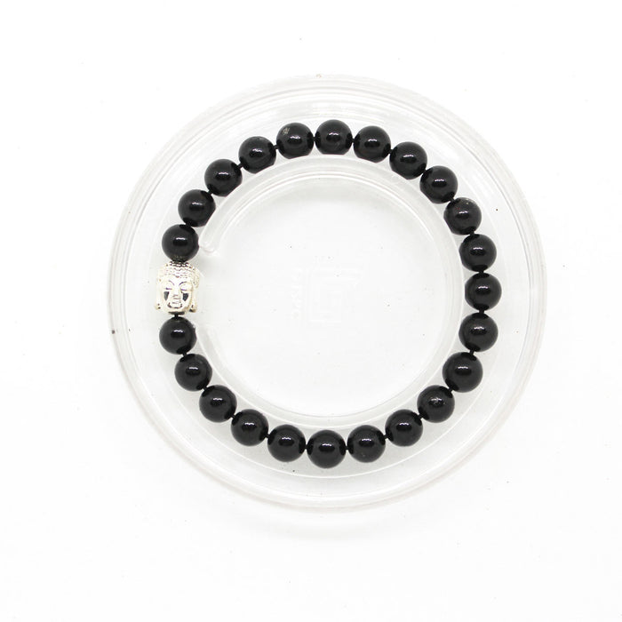 Certified & Energised Black Tourmaline Healing Bracelet for Protection, Grounding and Calming