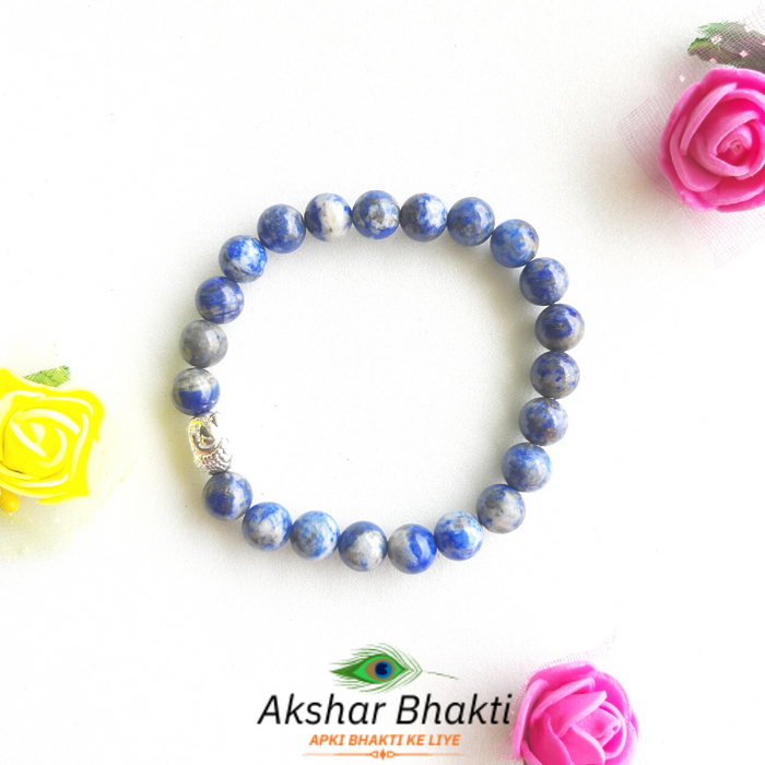 Certified & Energised Lapis Lazuli Bracelet for Communication, Intuition and Inner Power