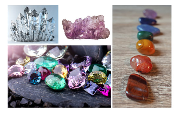 What is the difference between Gemstones & Crystals?