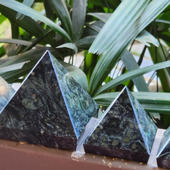 Natural Ruby in Kyanite Pyramid Benefits