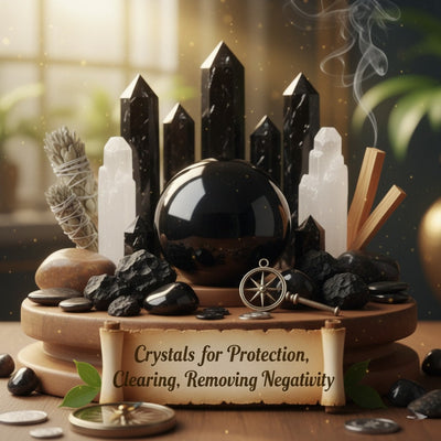 Crystals for Evil Eye, Protection, Clearing, Grounding, Removing Negativity