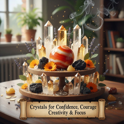 Crystals for Confidence, Courage, Creativity & Focus