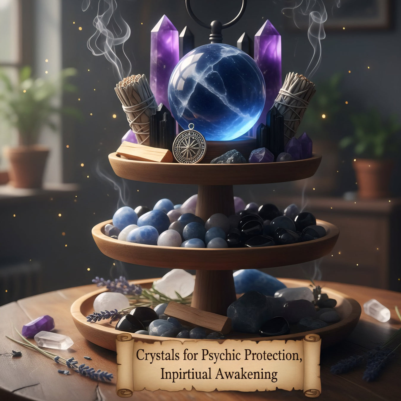 Crystals for Psychic Protection, Intuition, Spiritual Awakening