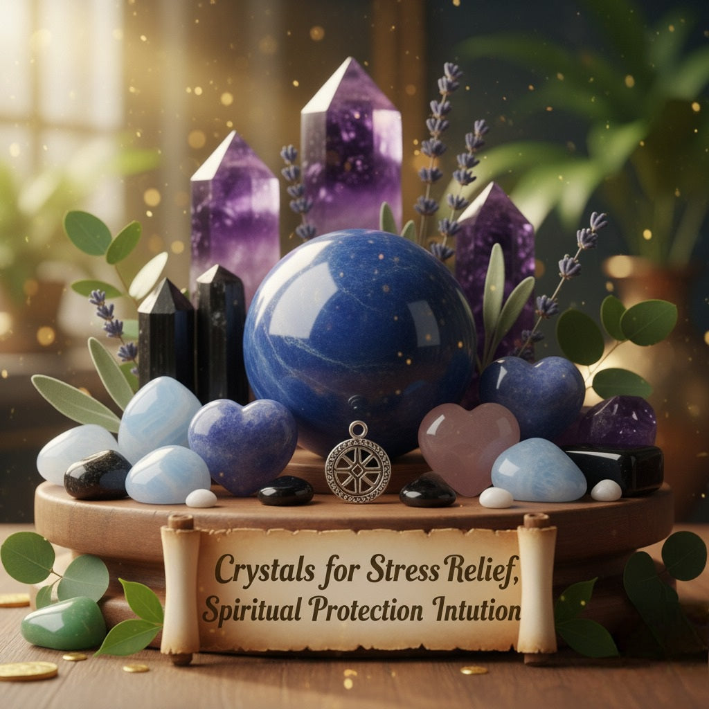 Crystals for Stress Relief, Spiritual Protection, Intuition