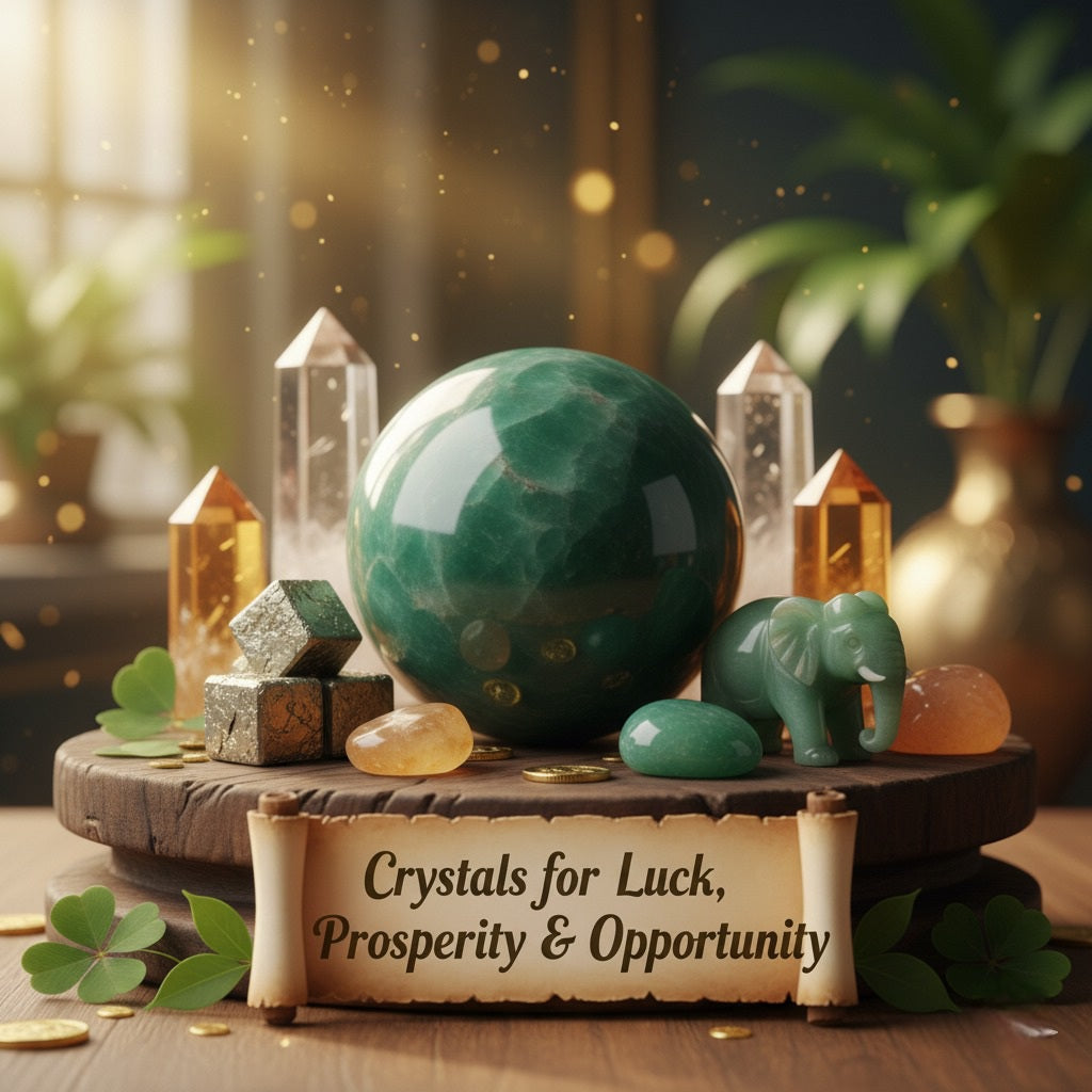 Crystals for Luck, Prosperity, Opportunity