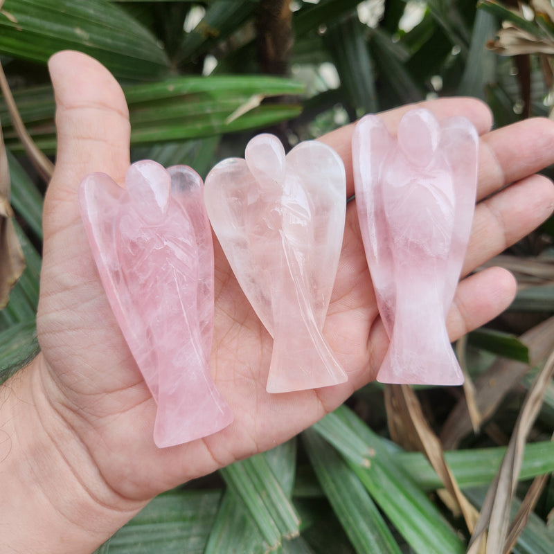 Rose Quartz Angel for Love, Compassion & Harmony