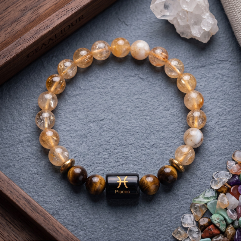 Pisces Zodiac Sign Bracelet