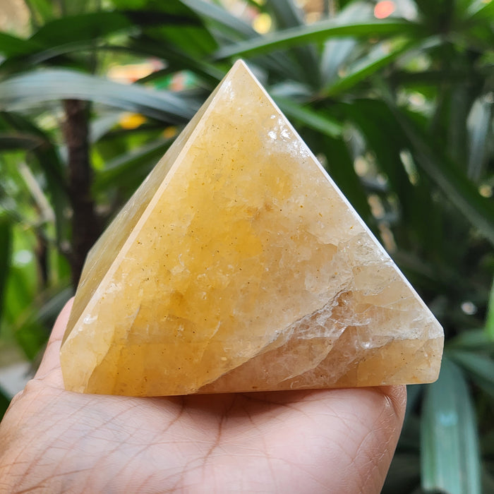 Buy Natural Yellow Aventurine Pyramid for Leadership, Authority, Decision Making
