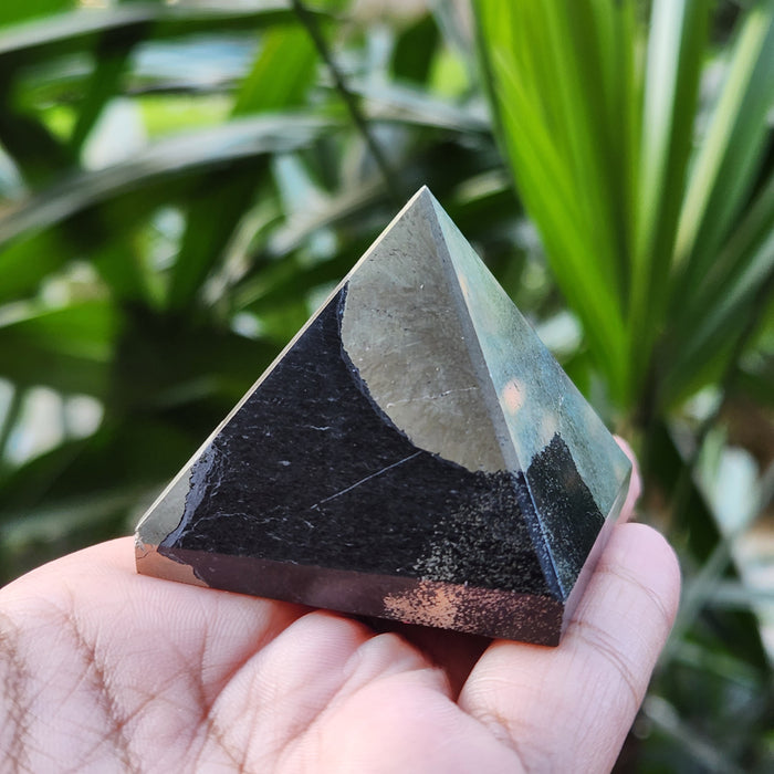Natural Pyrite Crystal Pyramid Online for Money Abundance