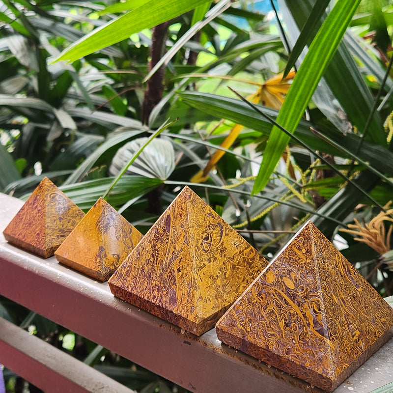 Natural Mariam Jasper Crystal Pyramid
