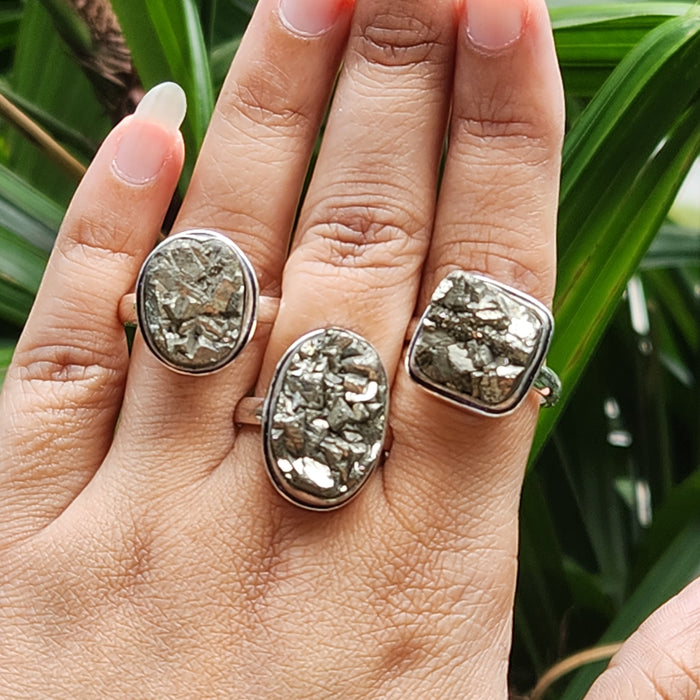 Buy Certified Pyrite Rings Online - Know Price and Benefits — My Soul Mantra