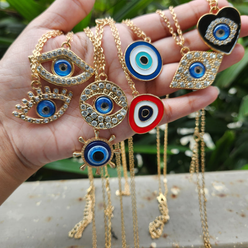 Evil Eye Pendants - Artificial Metal