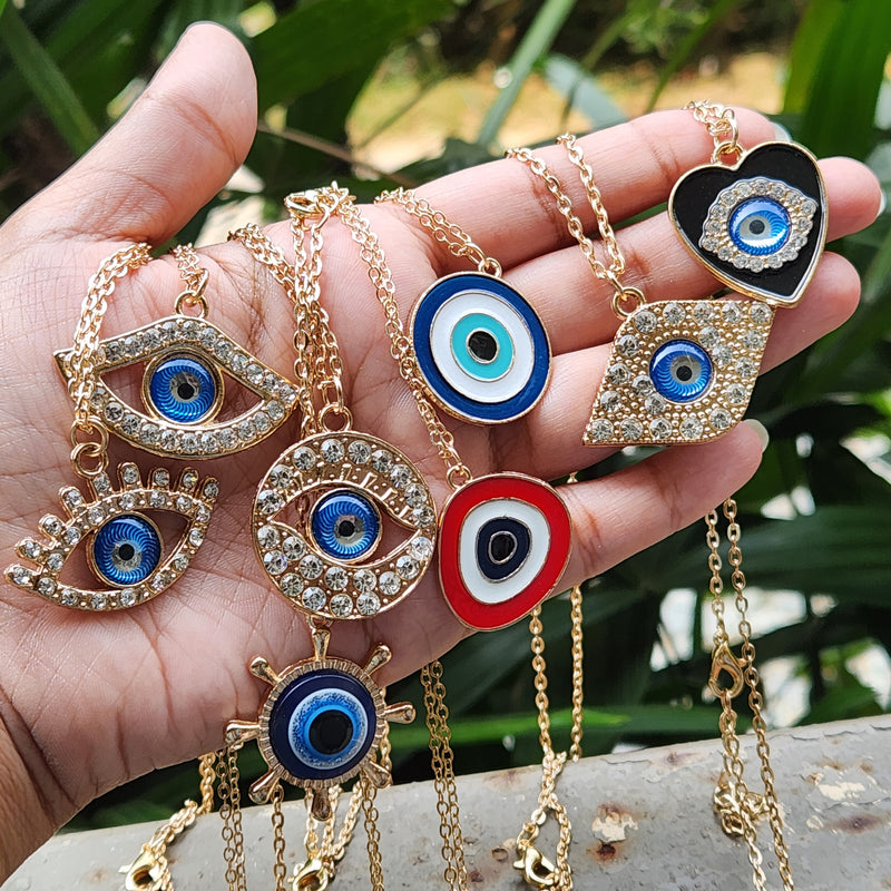 Evil Eye Pendants - Artificial Metal