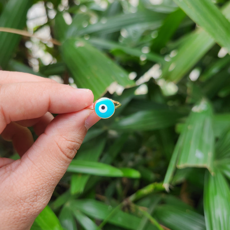 Evil Eye Rings - Artificial Metal