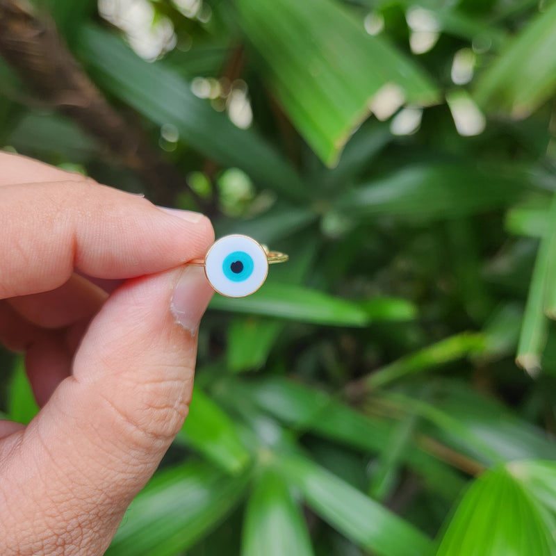 Evil Eye Rings - Artificial Metal