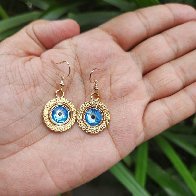 Evil Eye Earrings - Artificial Metal