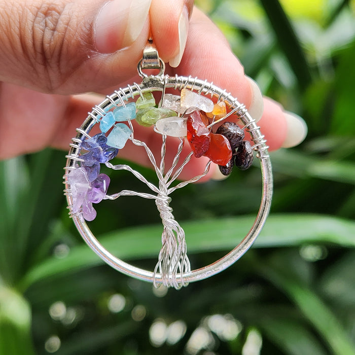 Chakra Tree of Life Pendant | Lumina Jewellery