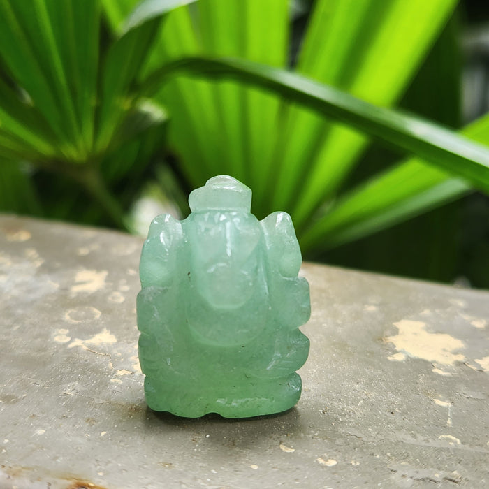 Green Aventurine Ganesha for Luck & Abundance