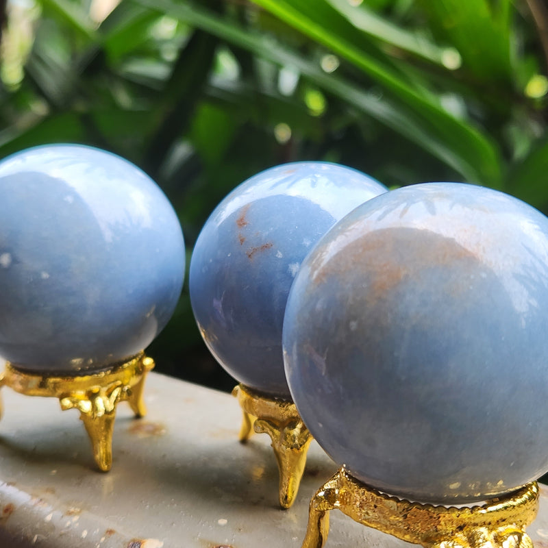 Angelite Crystal Ball Sphere