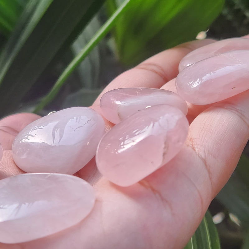 Certified & Energised Rose Quartz Heart Shape Pendant