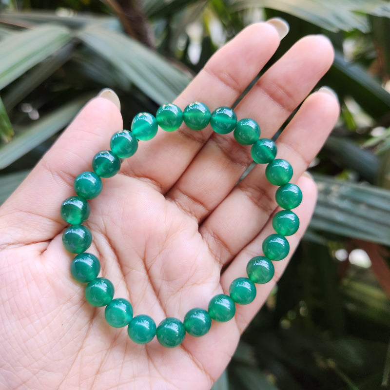 Certified & Energised Green Onyx Bracelet