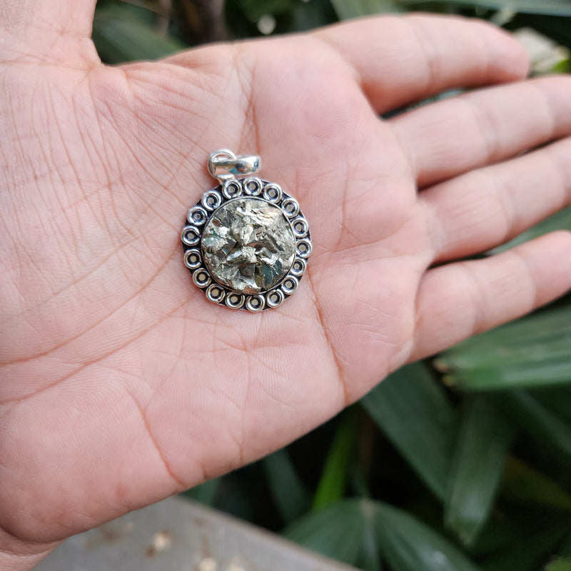 Certified Pyrite Pendants for Abundance without Chain - Multiple Designs
