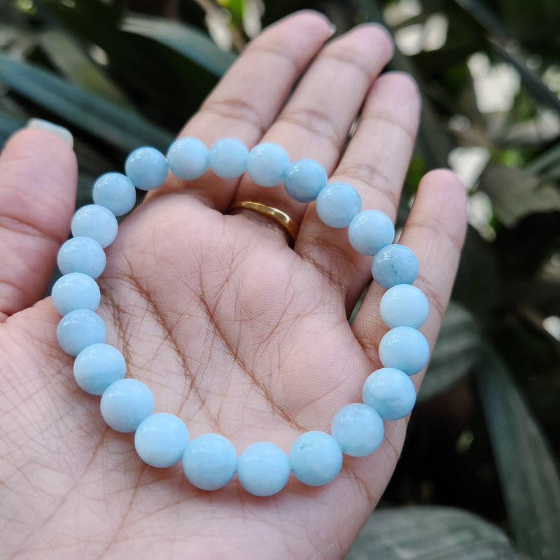 Certified & Energised Aquamarine Bracelet