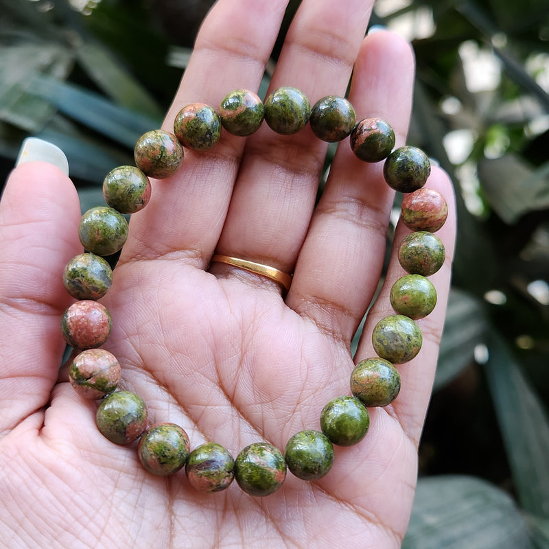 Certified & Energised Unakite Bracelet