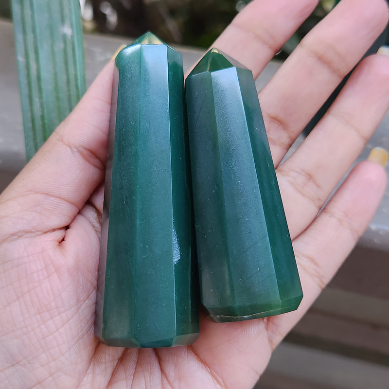 Green Jade Wand / Tower
