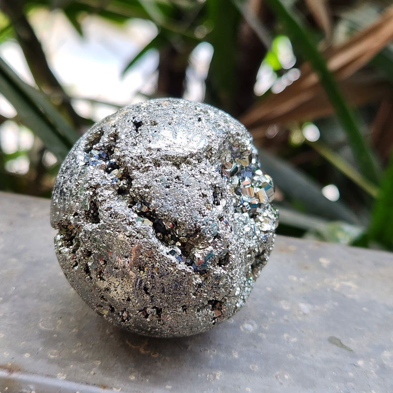 Peru Pyrite Crystal Ball Sphere