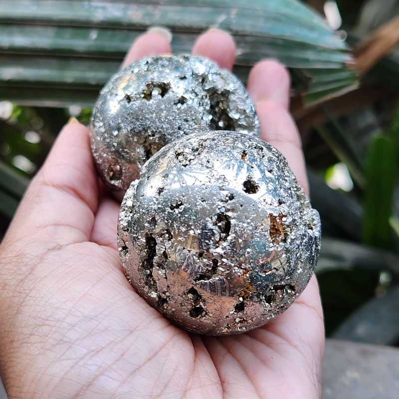 Peru Pyrite Crystal Ball Sphere