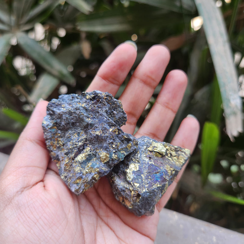 Chalcopyrite Clusters for Spiritual Awakening, Reducing Stress, Clarity