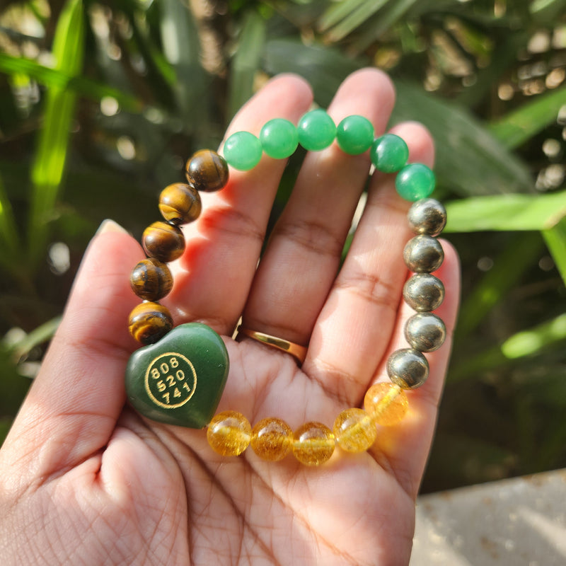 Money Magnet Bracelet with Heart Zibu