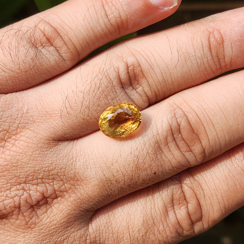 Citrine (Sunela) Gemstone- 5.51 Carat