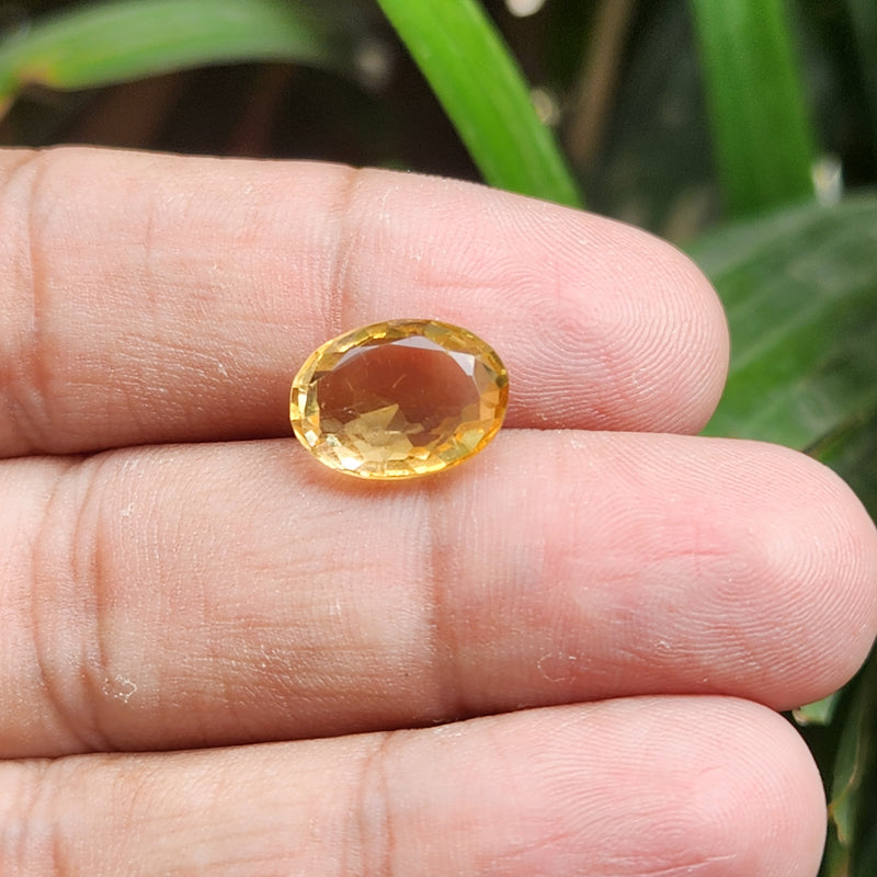 Citrine (Sunela) Gemstone- 6.08 Carat