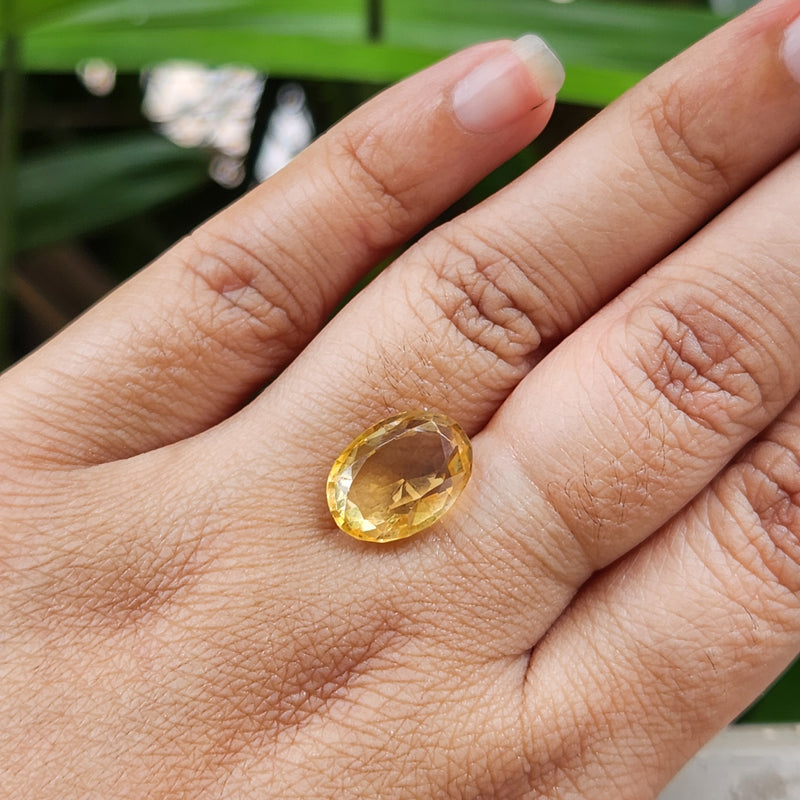 Citrine (Sunela) Gemstone- 6.08 Carat