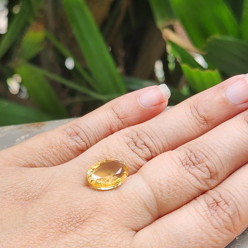 Citrine (Sunela) Gemstone- 6.08 Carat