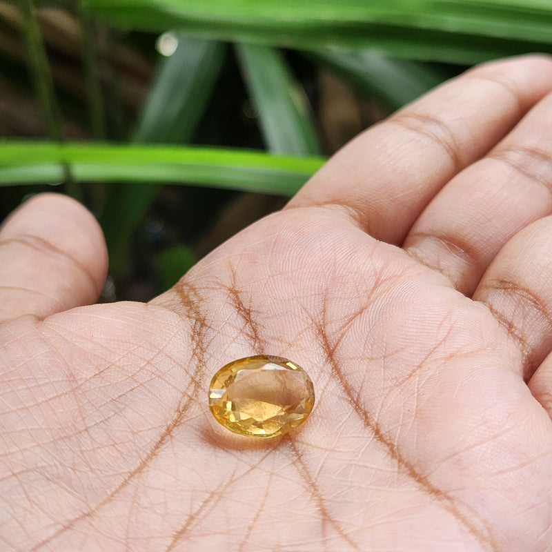 Citrine (Sunela) Gemstone- 6.08 Carat