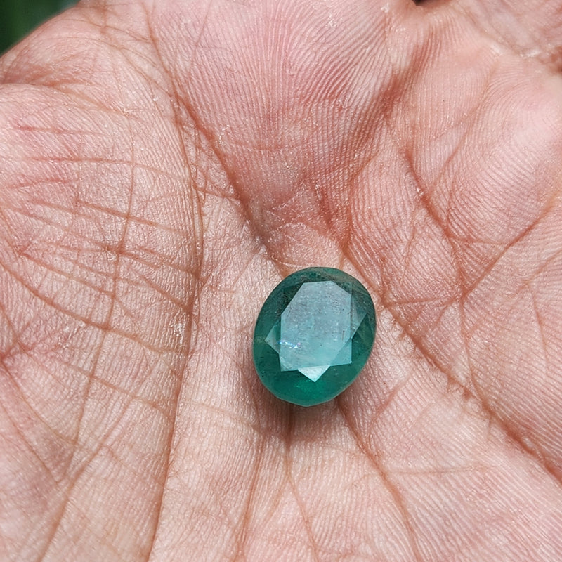 Emerald (Panna) Zambian Gemstone- 6.59 Carat