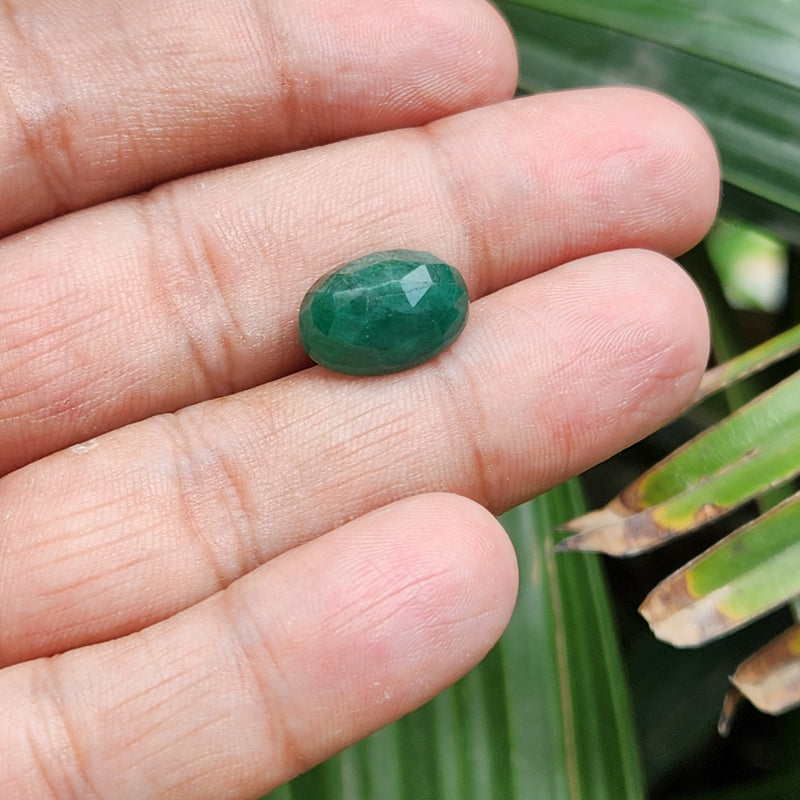 Emerald (Panna) Zambian Gemstone- 7.73 Carat