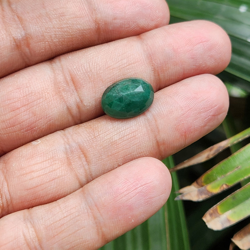 Emerald (Panna) Zambian Gemstone- 7.73 Carat