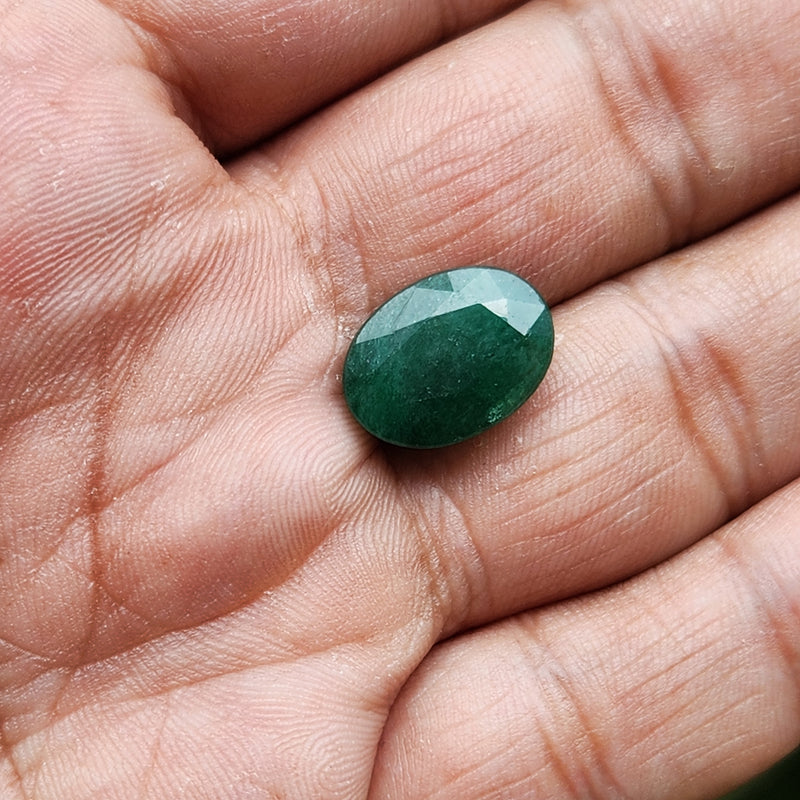 Emerald (Panna) Zambian Gemstone- 7.73 Carat