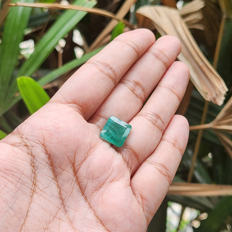 Emerald (Panna) Zambian Gemstone- 5.84 Carat
