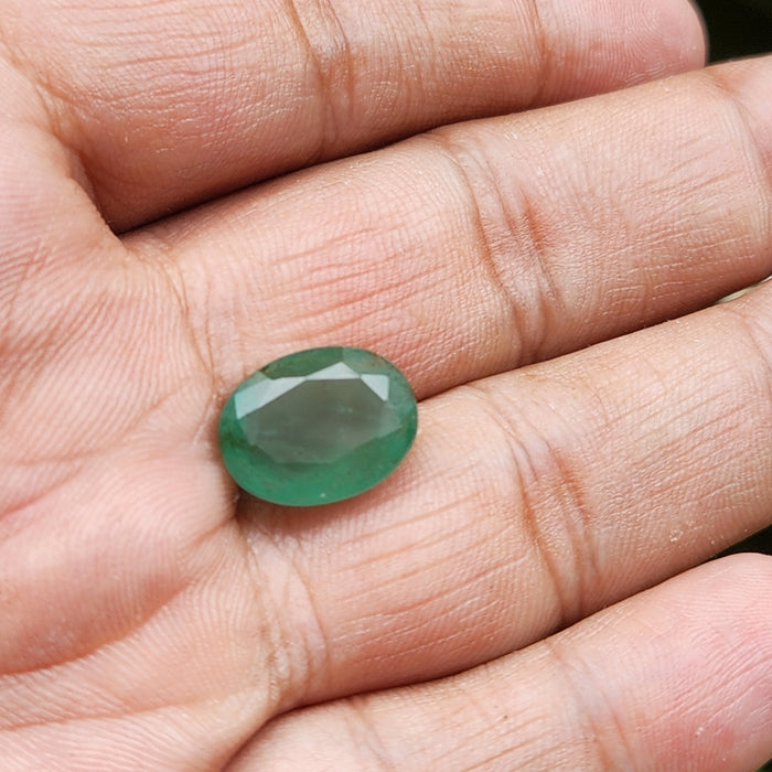 Emerald (Panna) Zambian Gemstone- 6.97 Carat