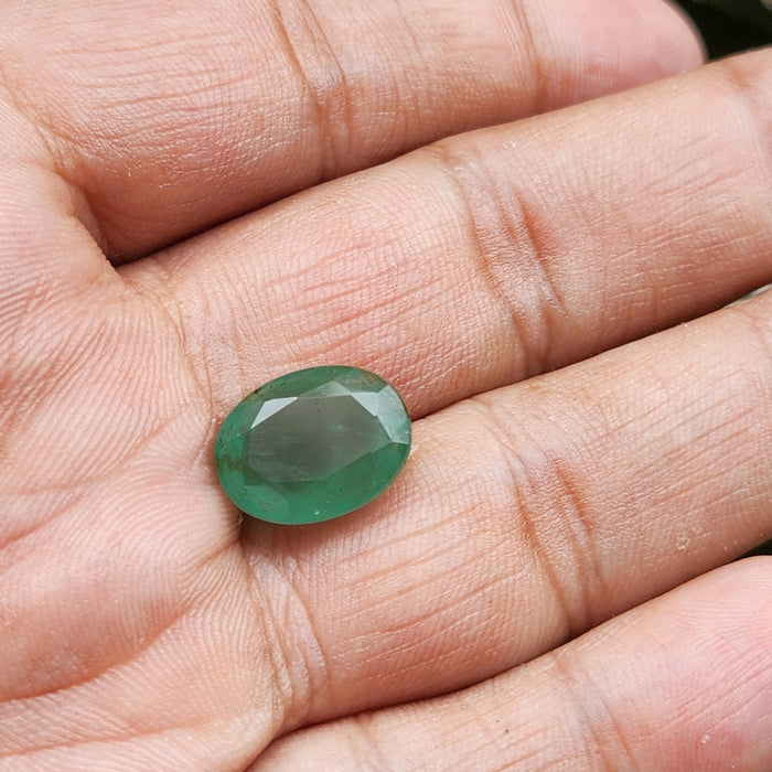 Emerald (Panna) Zambian Gemstone- 6.97 Carat