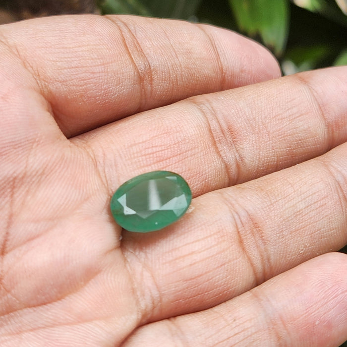 Emerald (Panna) Zambian Gemstone- 6.97 Carat