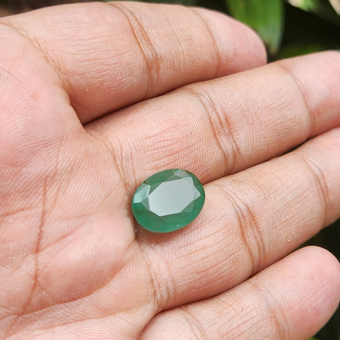 Emerald (Panna) Zambian Gemstone- 6.97 Carat