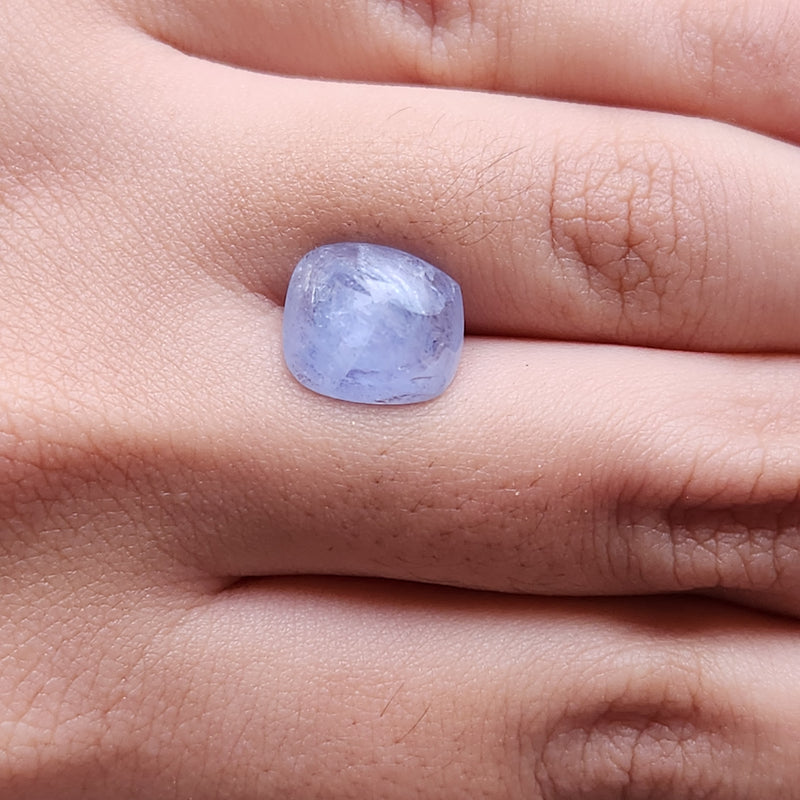 Blue Sapphire Neelam Gemstone from Burma (Maynmar)- 7.18 Carats