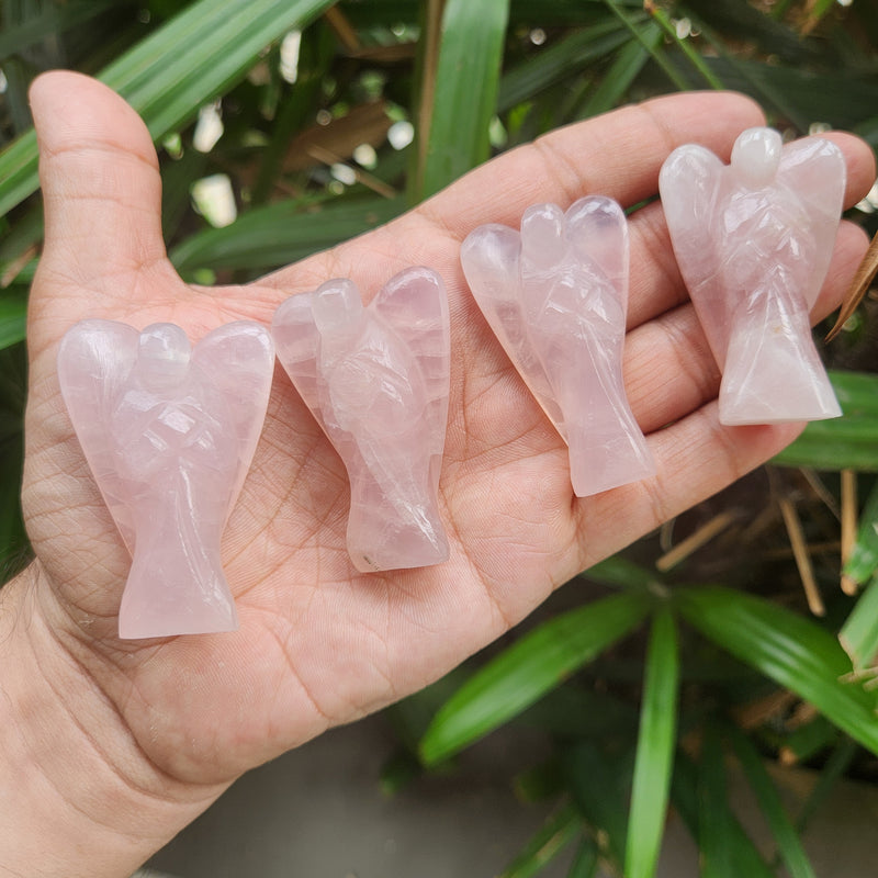 Rose Quartz Angel for Love, Compassion & Harmony