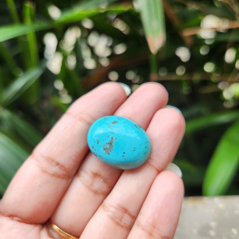 Irani Firoza Turquoise Stone- 22.14 Carat